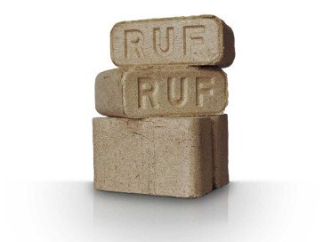 Дубовые топливные брикеты РУФ, RUF в термоупаковках.
